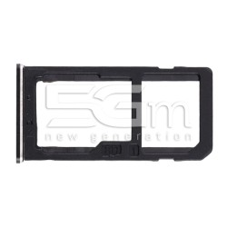 Sim Card + Micro SD Tray Black Nokia 6