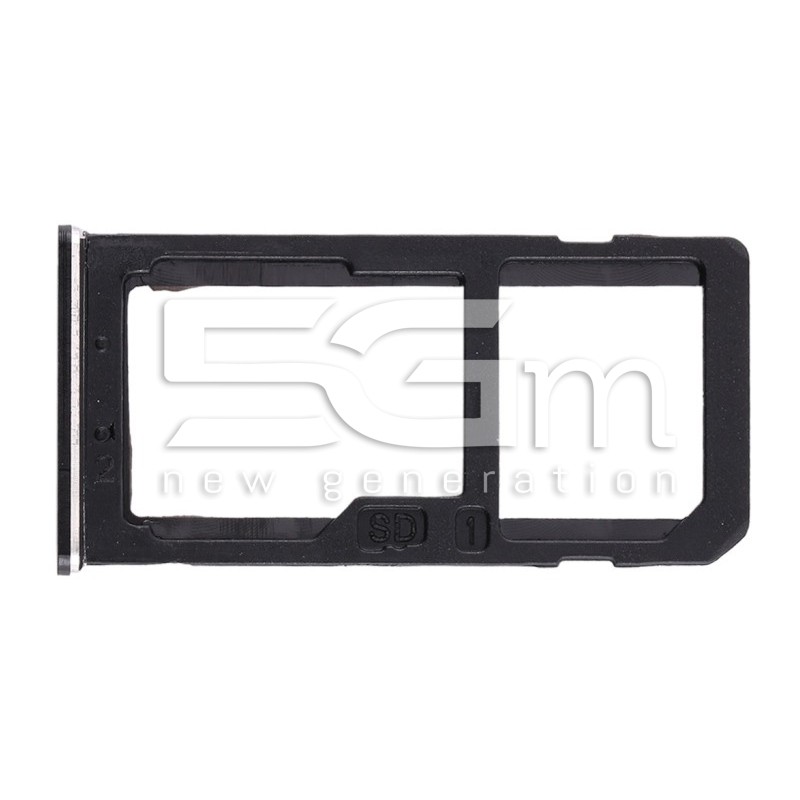 Sim Card + Micro SD Tray Black Nokia 6