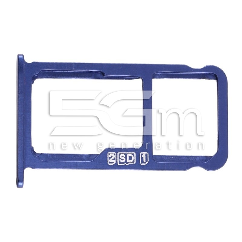 Sim Card + Micro SD Tray Blue Nokia 7.1 Plus