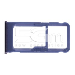 Sim Card + Micro SD Tray Blue Nokia 5.1 Plus