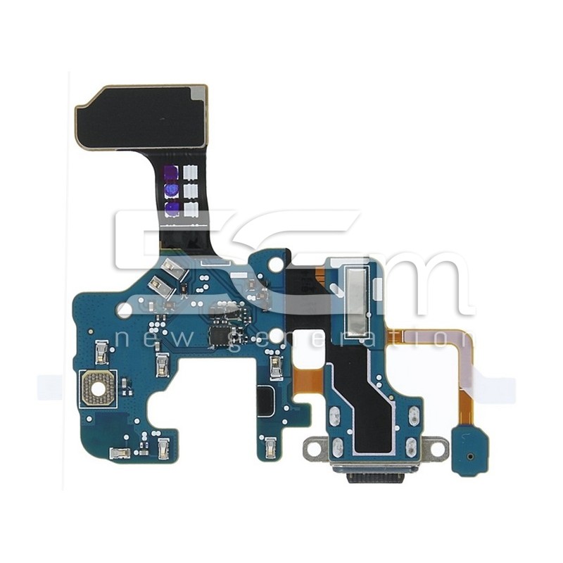 Connettore Di Ricarica + Small Board Samsung SM-N950 Note 8 Ori