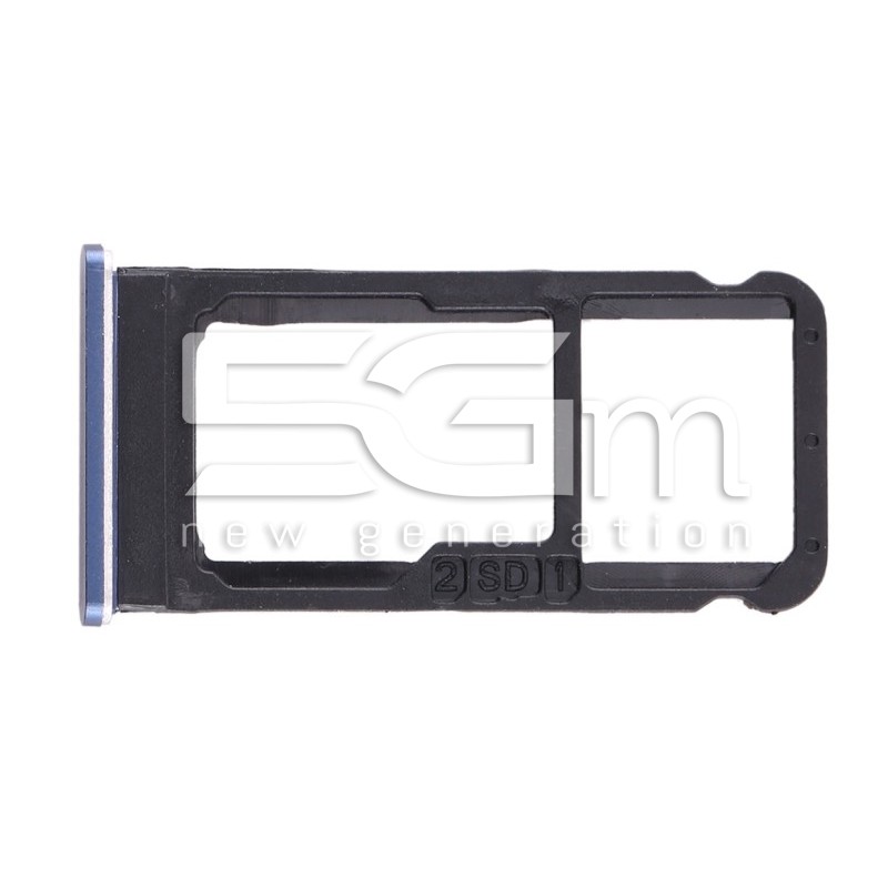 Sim Card + Micro SD Tray Blue Nokia 6.1