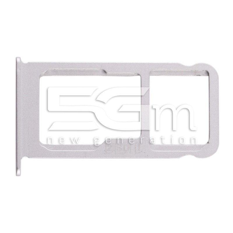 Sim Card + Micro SD Tray White Nokia 6.1 Plus