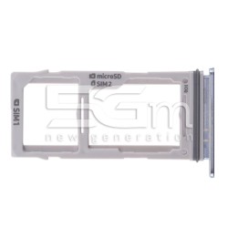 Supporto Dual Sim Card + Micro SD Blu Samsung SM-G975 S10+