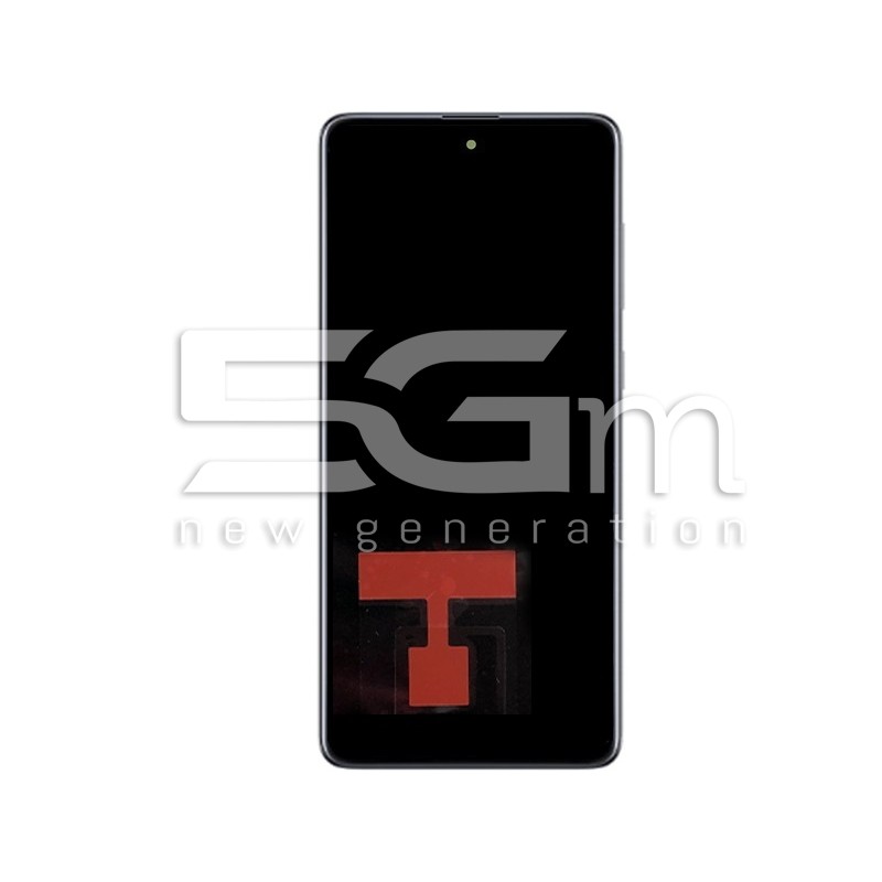 Display Touch Black + Frame Samsung SM-A715 A71 Ori