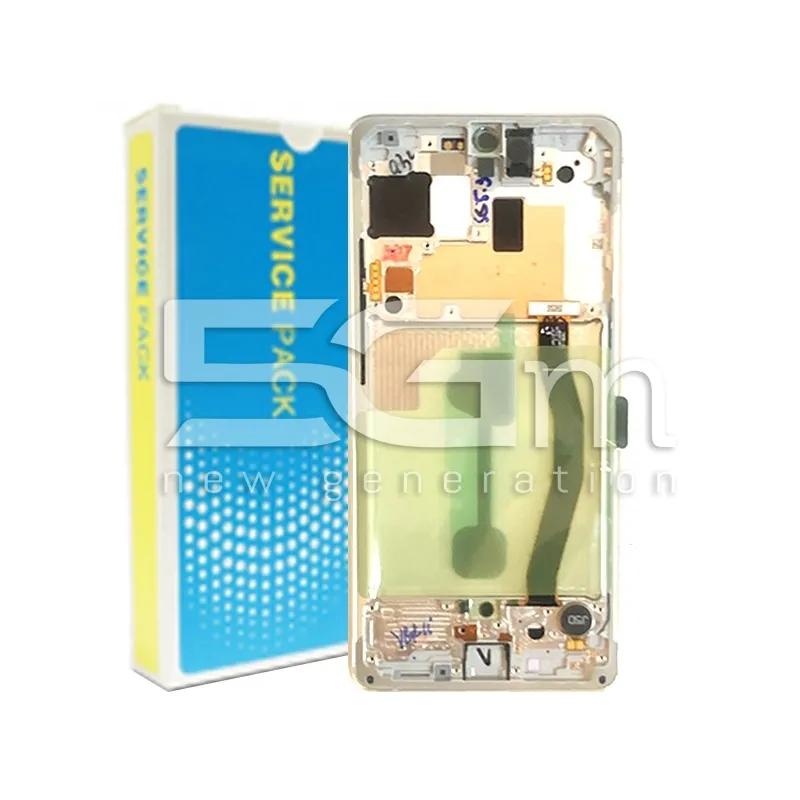 Display Touch White + Frame Samsung SM-G770 S10 Lite