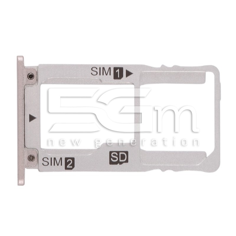 Support Dual Sim Card + Micro SD Silver Zenfone ZS570KL
