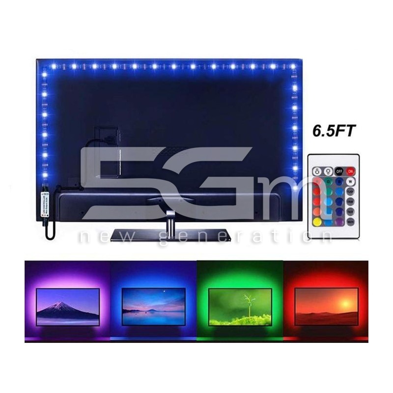 4 x 50cm USB TV Epoxy Rope Light