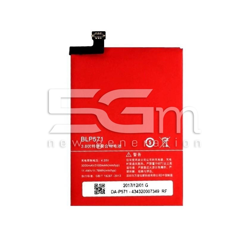 Battery BLP571 3100 mAh OnePlus One No Logo