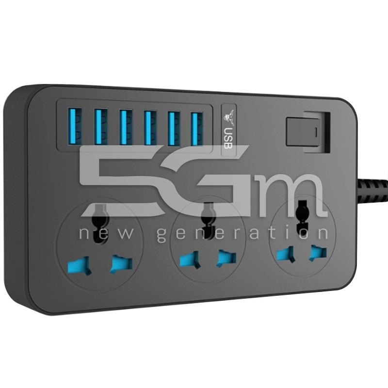 T09 3000W + 3 Universal Sockets + 6 USB 3.1 Ports EU