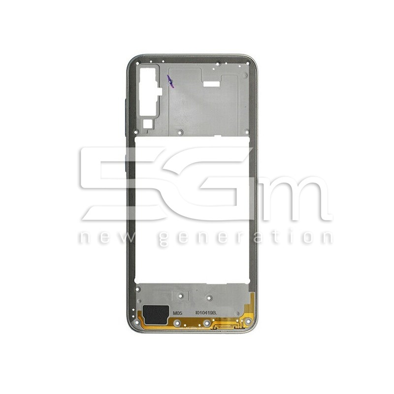 LCD Chassi Prateado Samsung SM-A505 A50