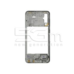 LCD Frame Silver Samsung SM-A505 A50