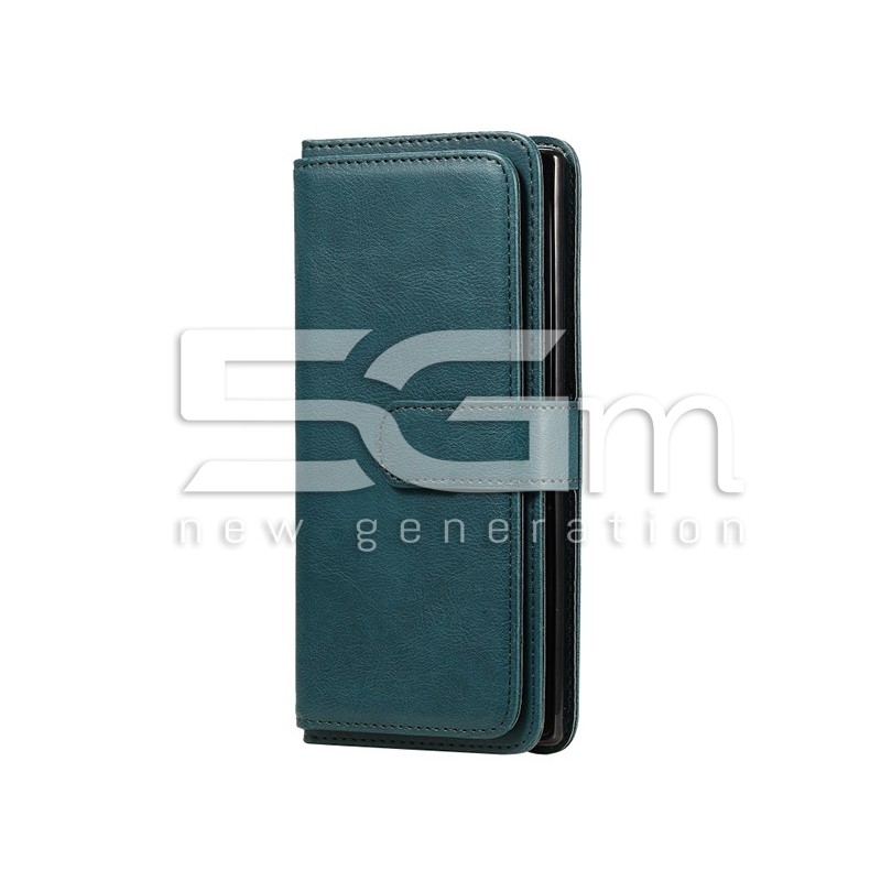 Magnetic Leather Case Dark Green Samsung SM-N975 Note 10 Plus