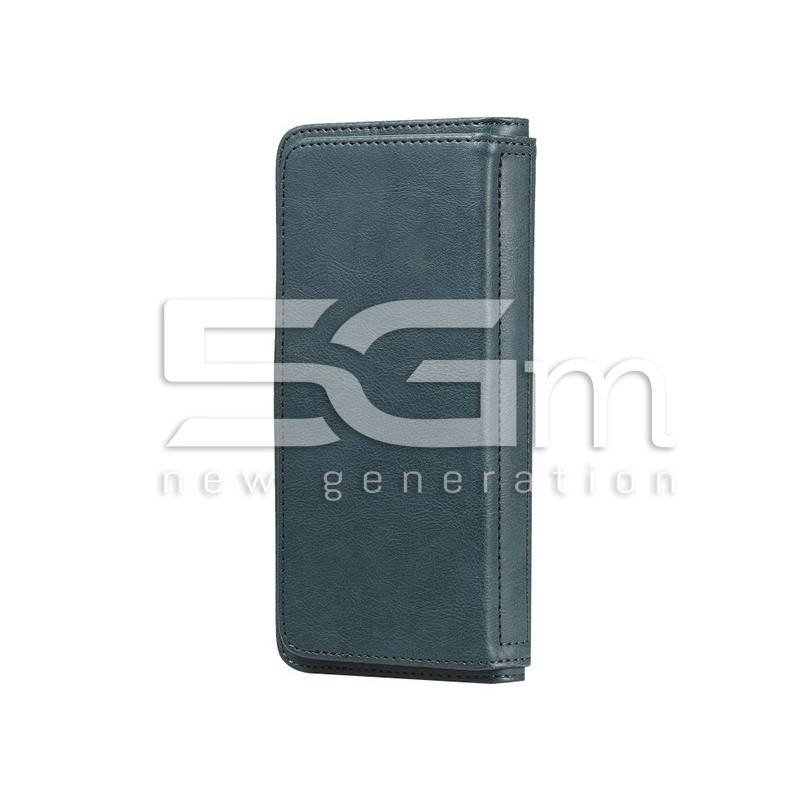 Custodia In Pelle Magnetica Verde Scuro Samsung SM-N975 Note 10 Plus