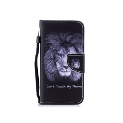 Leather Case TPU+PU Lion iPhone X - XS