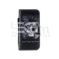 Leather Case TPU+PU Lion iPhone XR
