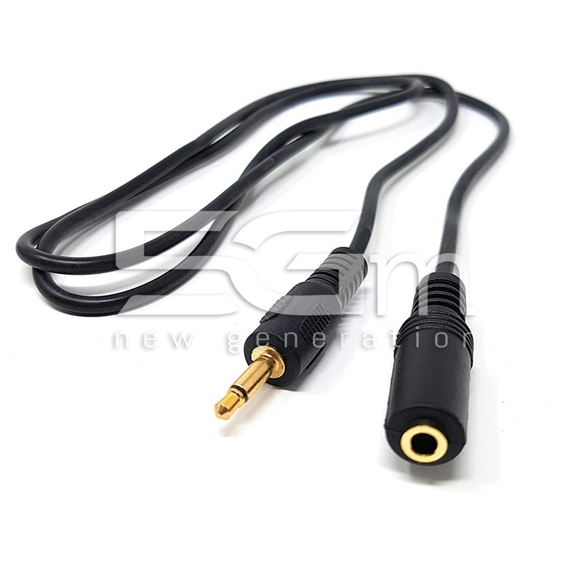 Prolunga Jack Audio 3,5mm Maschio a Femmina 1.5m