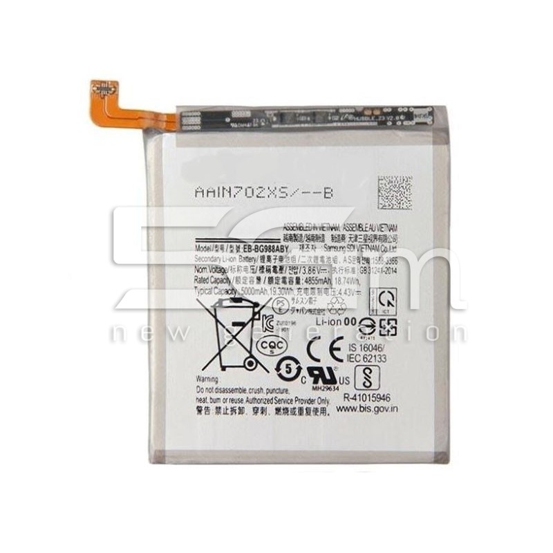 Bateria EB-BG988ABY 5000mAh Samsung SM-G988 S20 Ultra No Logo