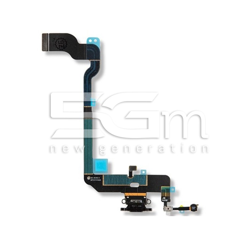 Conector de Carregamento Preto iPhone XS (TOP)