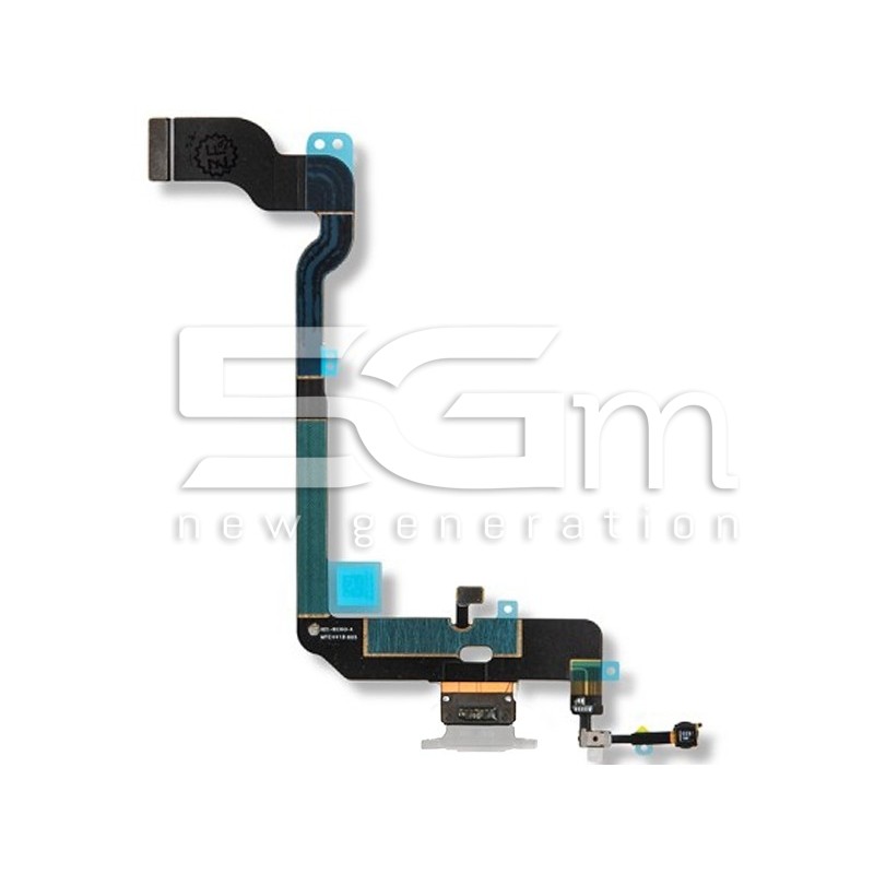 Conector de Carregamento Branco iPhone XS (TOP)