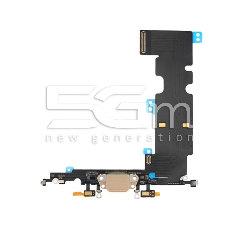 Conector de Carregamento Gold iPhone 8 Plus