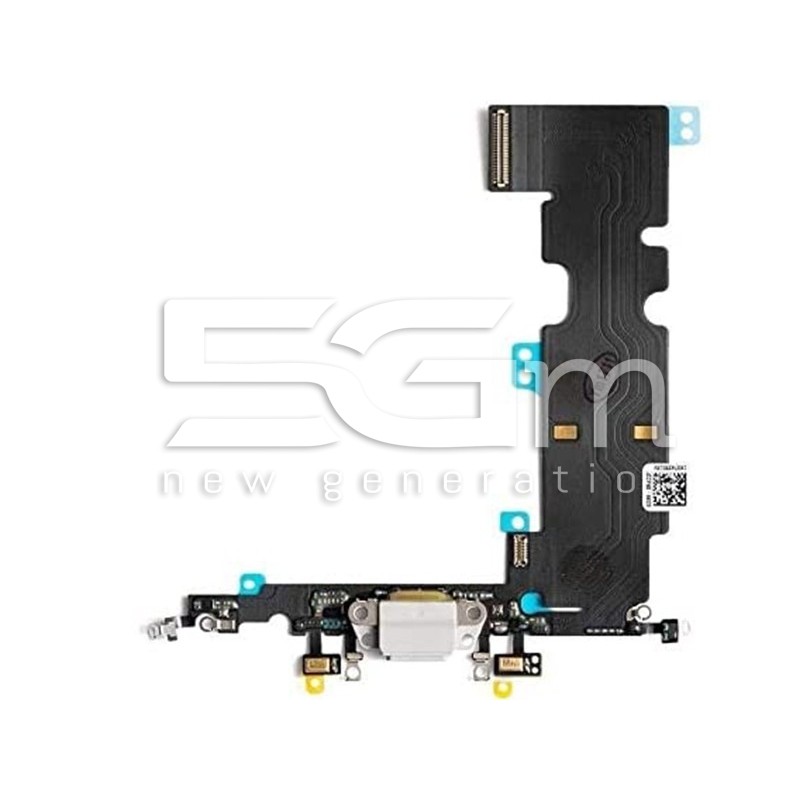 Conector de Carregamento Branco iPhone 8 Plus