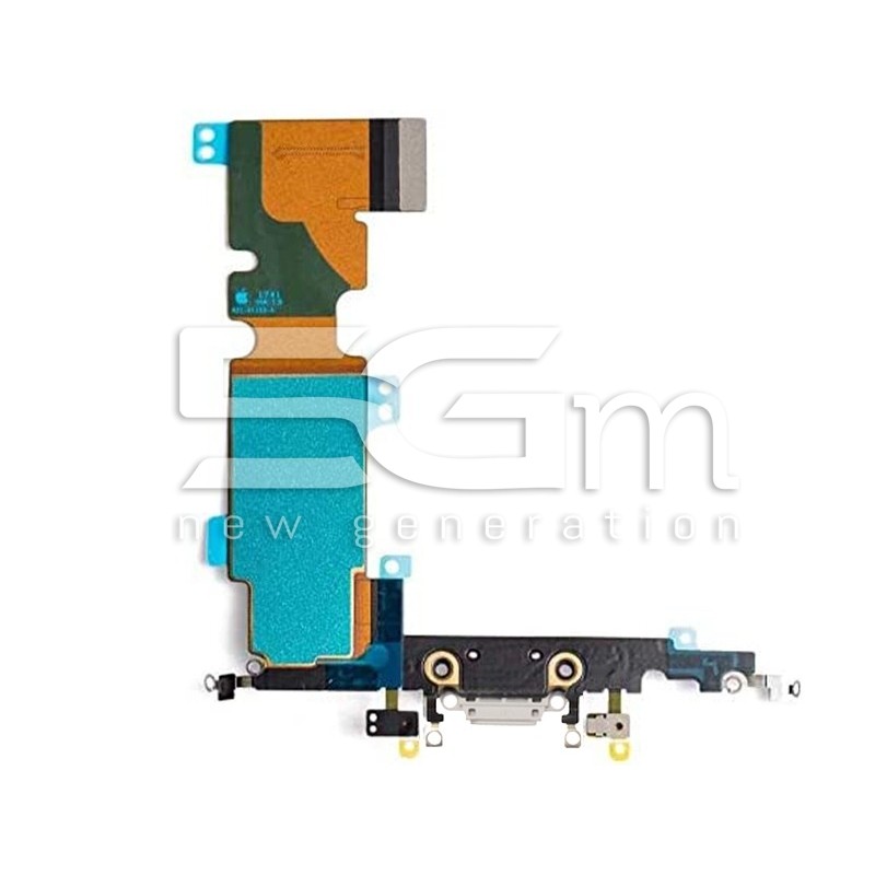 Conector de Carregamento Branco iPhone 8 Plus (TOP)