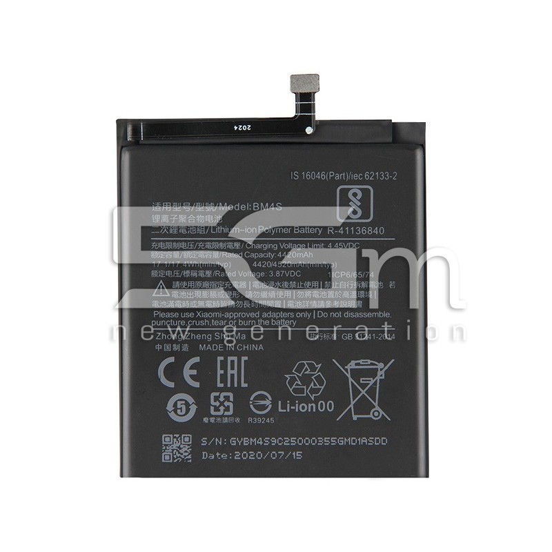 Battery BM-4S 4420mAh Xiaomi Redmi 10X Pro 5G No Logo