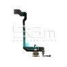 Conector de Carregamento Gold iPhone XS (TOP)