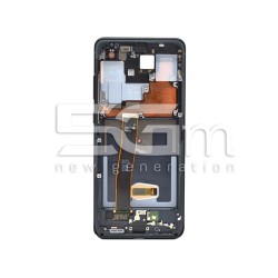 Ecrã Táctil + Chassi Cosmic Black Samsung SM-G988 S20 Ultra 5G