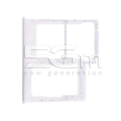Supporto Dual Sim Card + Micro SD Bianco Samsung SM-A415 A41