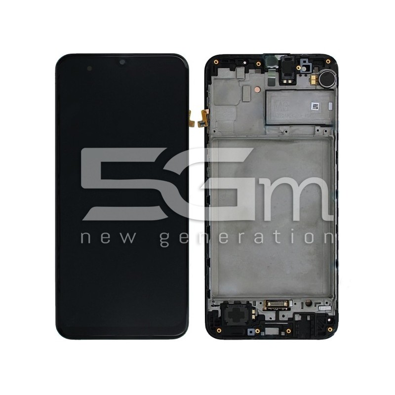 Ecrã Táctil + Chassi Preto Samsung SM-M315 M31 Ori