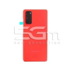Rear Cover Red + Camera Lens Samsung SM-G780F S20 FE Ori