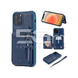 Capa Protetora Azul iPhone 12 - 12 Pro