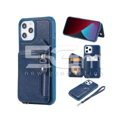 Capa Protetora Azul iPhone 12 Pro Max