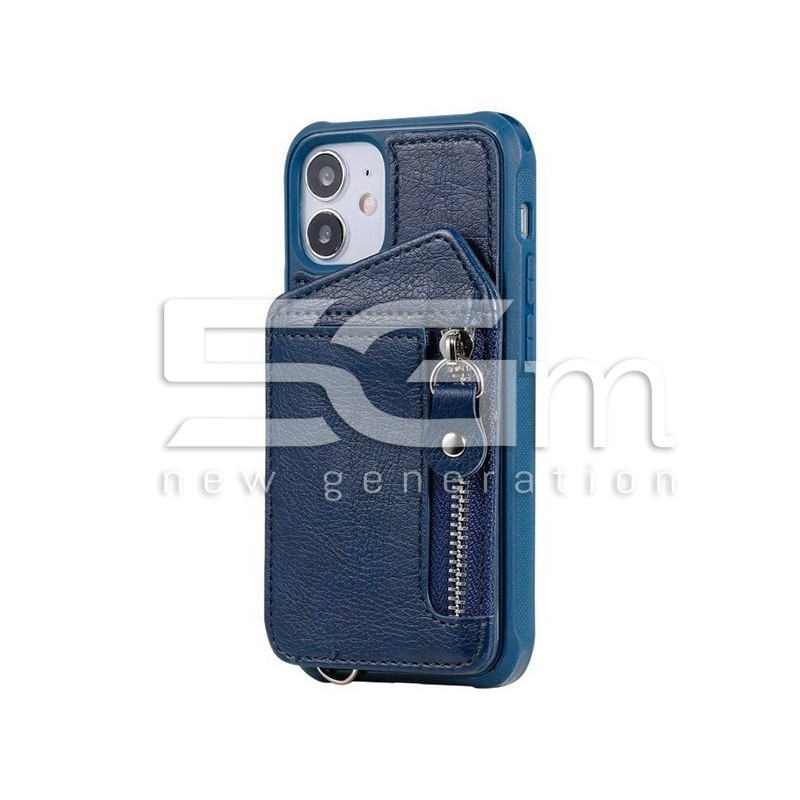 Capa Protetora Azul iPhone 12 Mini