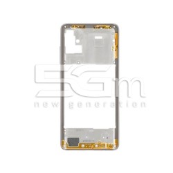 Middle Frame Prism Crush White Samsung SM-A515 A51 Ori