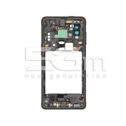 Middle Frame Preto Samsung SM-G715 Xcover Pro Ori