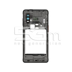 Middle Frame Preto Samsung SM-G715 Xcover Pro Ori