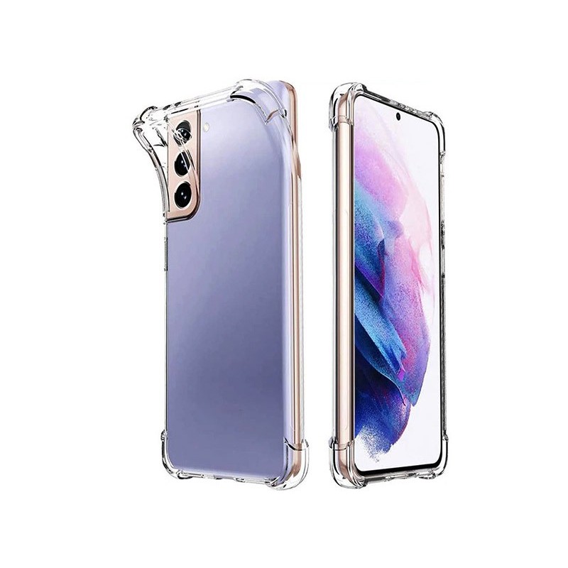 Custodia in Silicone Trasparente Samsung SM-G991 S21