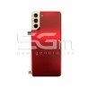 Rear Cover Phantom Red + Vetrino Fotocamera Samsung SM-G996 S21+ Ori