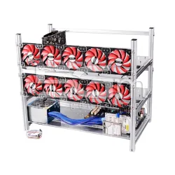 Aluminum Mining Rig Frame For 14 GPU