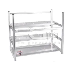 Aluminum Mining Rig Frame Per 14 Schede Video