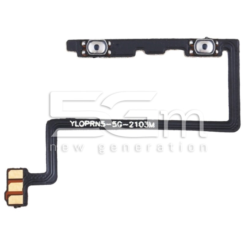 Boton De Volumen Flat Cable Oppo Reno 5 5G