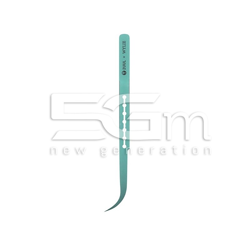 WYLIE  Titanium Ultralight Curved Tweezers 2UUL TI12