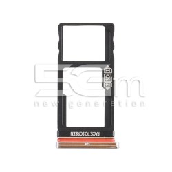 Dual Sim Card + Micro SD Silver Motorola One Action