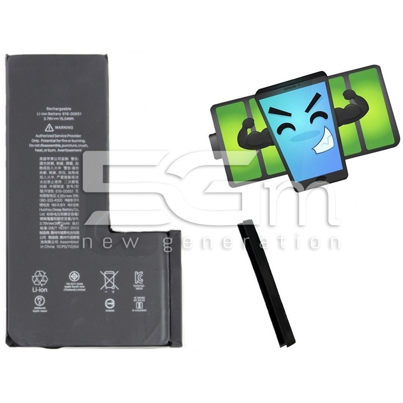 Supporto Copertura Batteria No Board in Plastica iPhone 11 Pro No Logo
