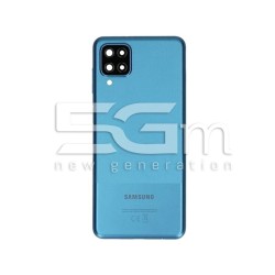 Rear Cover Blue + Camera Lens Samsung SM-A125 A12 Ori
