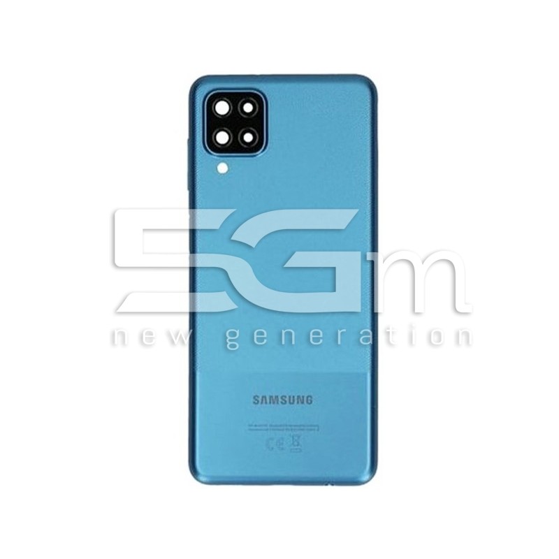 Rear Cover Blue + Camera Lens Samsung SM-A125 A12 Ori