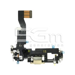 Charging Connector Gold Flat Cable iPhone 12 Pro (PULLED)